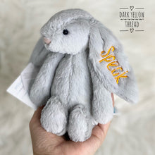 Load image into Gallery viewer, Personalised Jellycat Bashful Bunny SMALL - Silver
