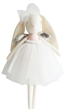 Personalised Alimrose Angel Bunny Silver 50cm