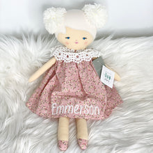 Load image into Gallery viewer, Alimrose Aggie Doll Posy Heart 45cm with white thread for Emmerson
