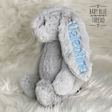 Load image into Gallery viewer, Personalised Jellycat Bashful Bunny Medium - Silver
