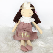 Load image into Gallery viewer, Personalised Alimrose Joni Doll 40cm Blush
