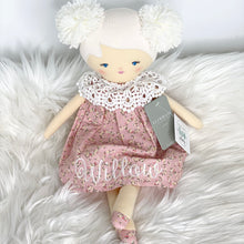Load image into Gallery viewer, Alimrose Aggie Doll Posy Heart 45cm with white thread for Willow
