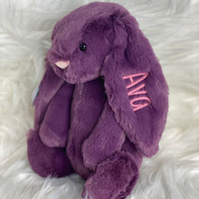 Load image into Gallery viewer, Personalised Jellycat Bashful Bunny Medium - Plum
