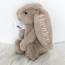 Load image into Gallery viewer, Personalised Jellycat Bashful Bunny - Beige
