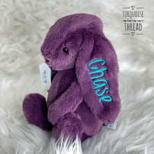 Load image into Gallery viewer, Personalised Jellycat Bashful Bunny Medium - Plum
