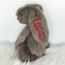 Load image into Gallery viewer, Personalised Jellycat Bashful Bunny - Truffle
