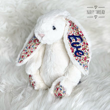 Load image into Gallery viewer, Personalised Jellycat Bashful Bunny Medium - Cream Blossom

