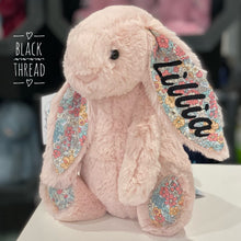 Load image into Gallery viewer, Personalised Jellycat Bashful Bunny Medium - Blush Blossom

