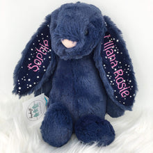 Load image into Gallery viewer, Personalised Jellycat Bashful Bunny - Stardust
