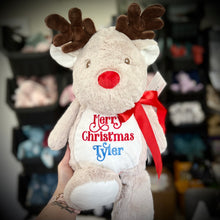 Load image into Gallery viewer, Personalised Red Nose Reindeer
