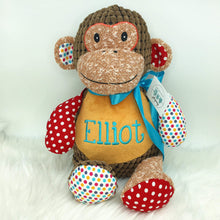 Load image into Gallery viewer, Personalised Brown Harlequin Monkey Cubby
